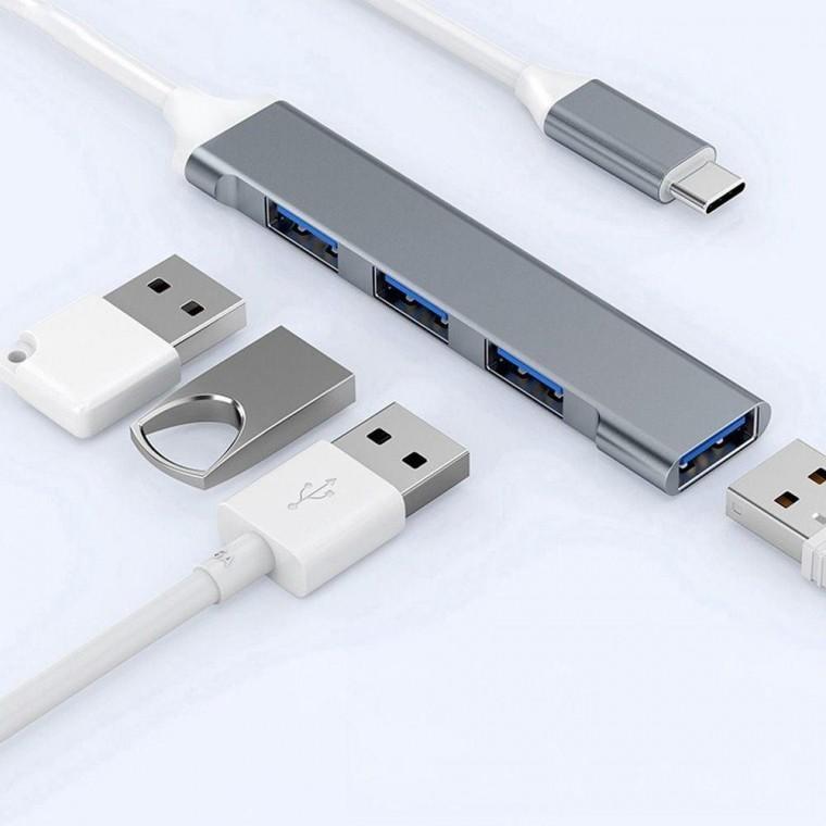 EAS 프리야 4포트 USB허브 멀티포트 C타입 USB타입 EA-260102