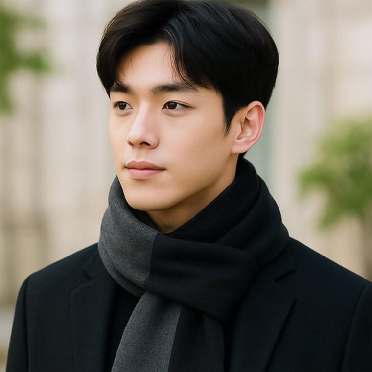 라인 머플러 데일리목도리