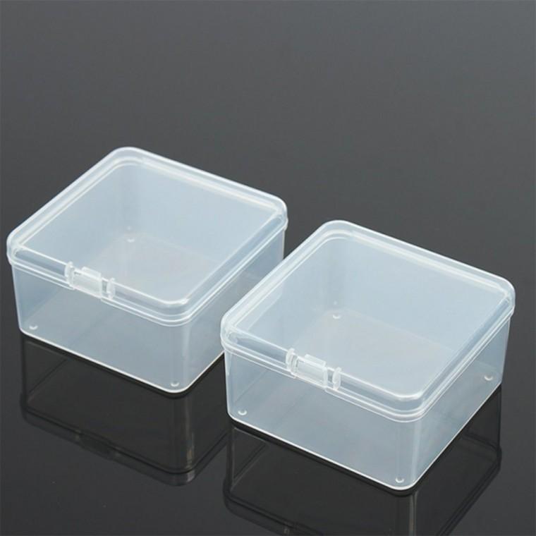 정사각 미니 수납케이스 2개 7.5x7.5cm 소품수납함