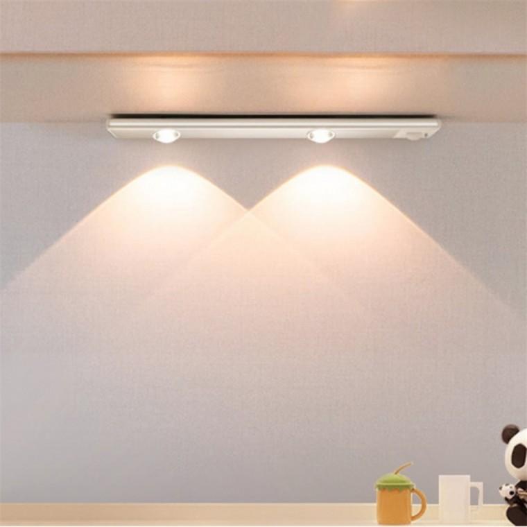 USB충전 무선 LED 센서등 30cm 화이트 인체감지등