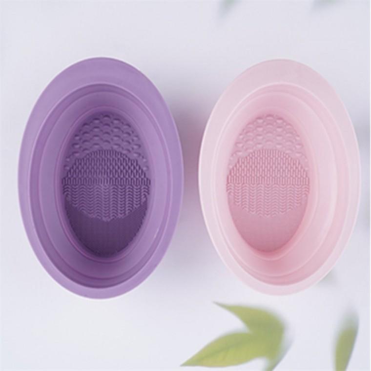 브러쉬세척통 메이크업 브러쉬 세척판 01) 색상랜덤