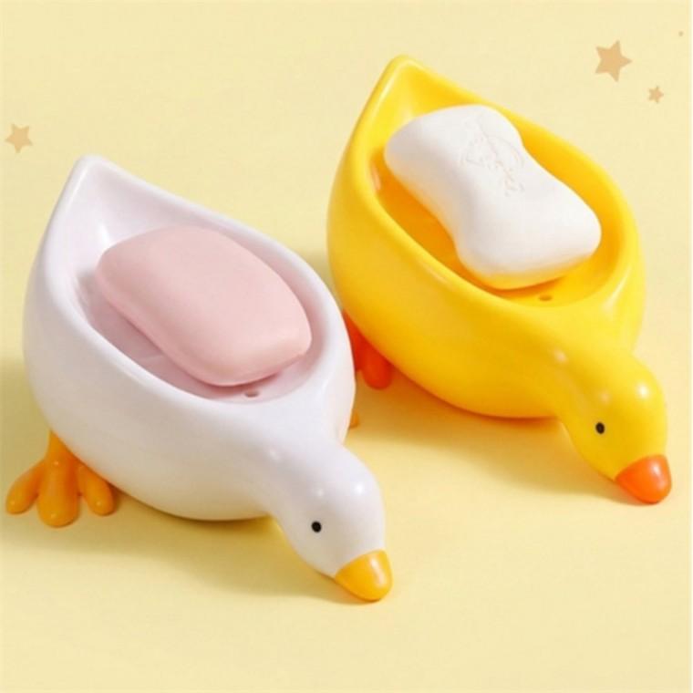 무타공비누받침대 오리 비누 거치대 받침 01) 화이트