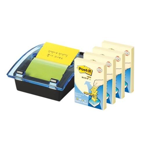 3M 크리스탈 팝업팩 DS-123 76x51mm 1개