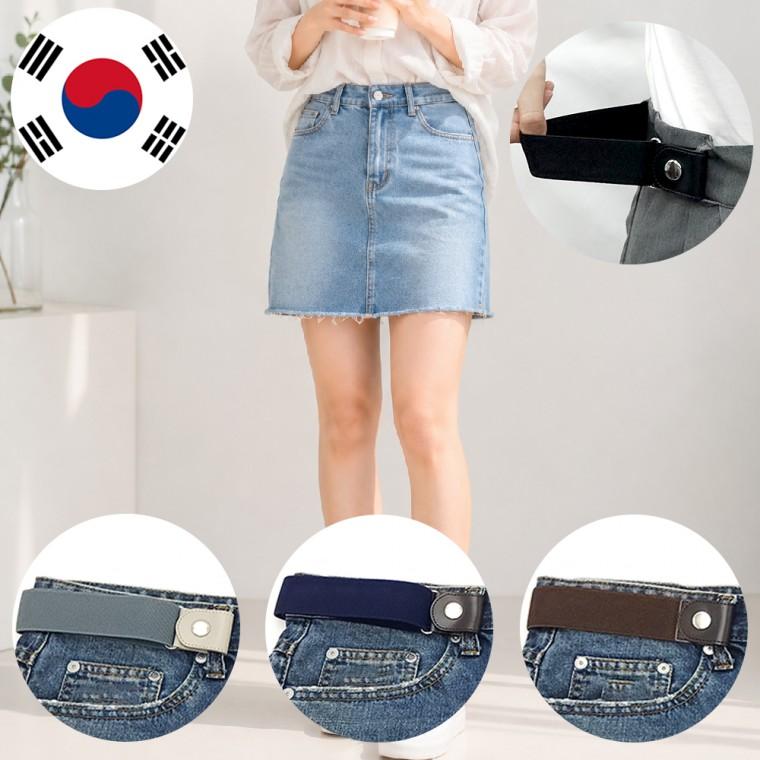 버클없는 벨트 노버클 허리띠 국내제작 청바지 스커트 슬랙스 빅사이즈