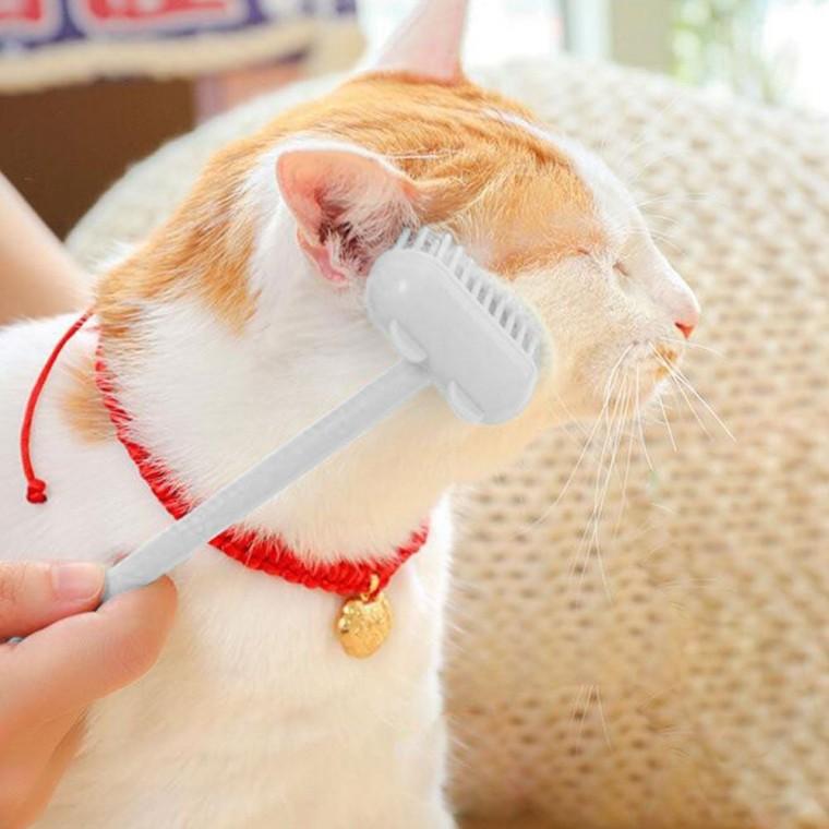 고양이 미니브러쉬 진돗개빗 죽은털제거빗 고양이털빗