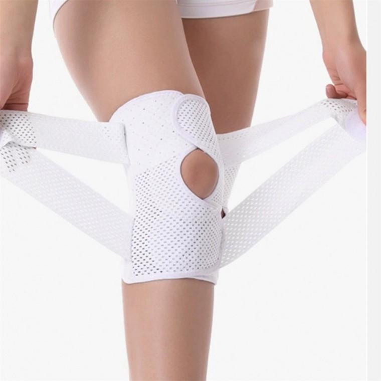 테이핑 무릎보호대 2세트 S 화이트 블랙 무릎보호대