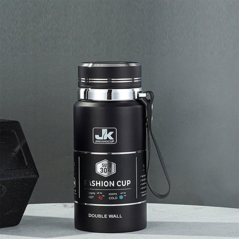 이중스텐 보온병 600ml 블랙 스텐텀블러