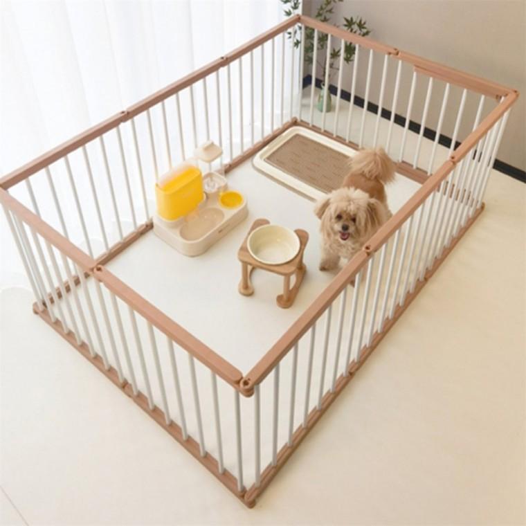 반려견 철제 펜스 138cmx93cmx68cm 철제강아지울타리