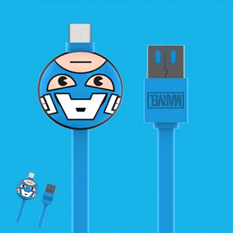 5핀케이블 휴대폰고속충전기케이블 usb5핀케이블 핸드폰충전선 휴대폰충전기 마블 5핀 케이블 1M 캡틴아메