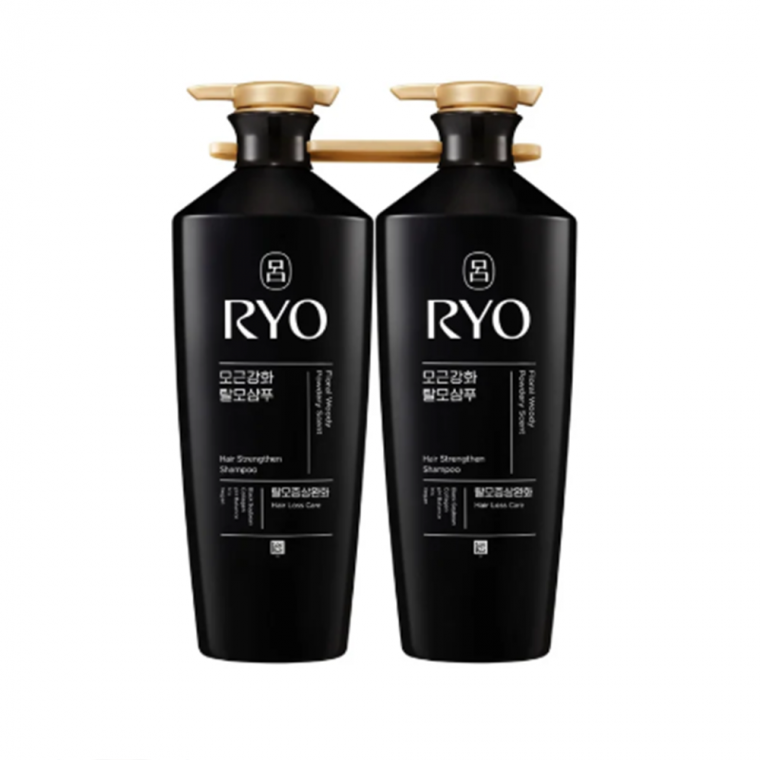 려 흑운 볼륨&모근강화 샴푸 820ml 2병 약산성 국내산 검은콩 사용
