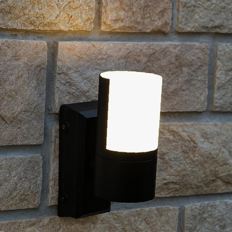 LED 벽등 6W 블랙 전구색 LED벽부등 포인트조명