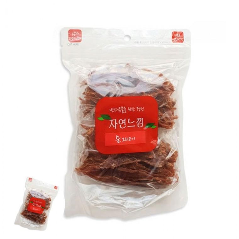 강아지산책간식 개간식 강아지오리고기간식 애견간식 강아지영양간식 순 오리고기 200g 강아지 간식