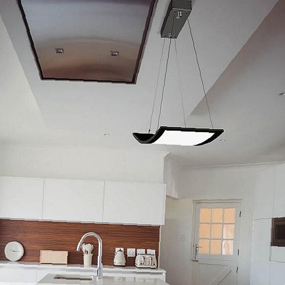 LED 팬던트등 20W 주광색 블랙 팬던트조명 LED인테리어조명