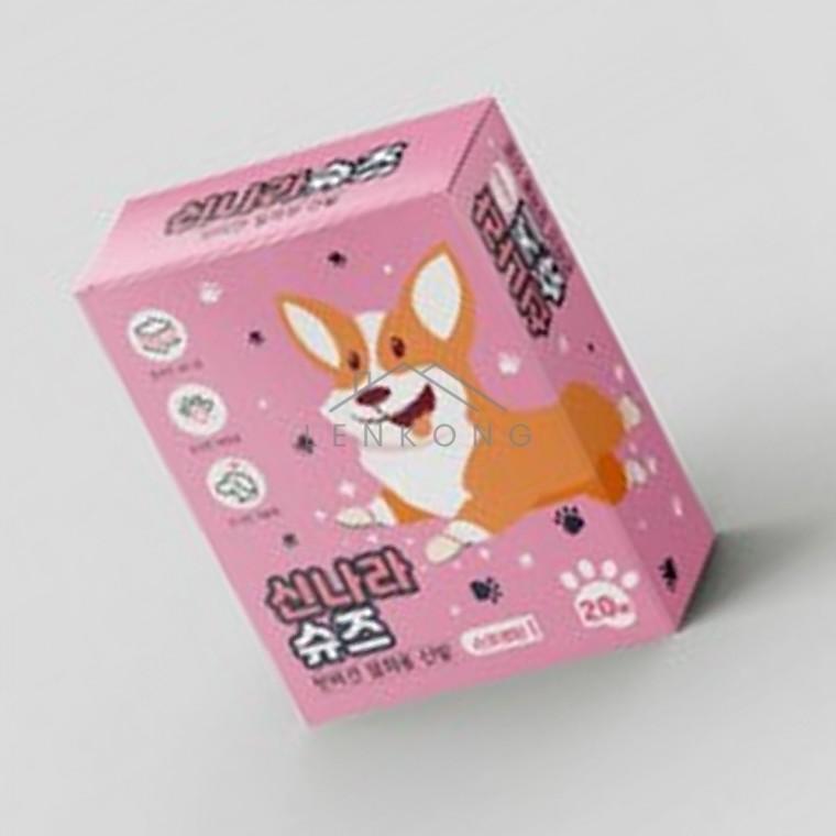 안벗겨지는애견신발 소형 20매 강아지신발일회용신발소형 반려견신발소형견 강아지신발 강아지일회용산책신