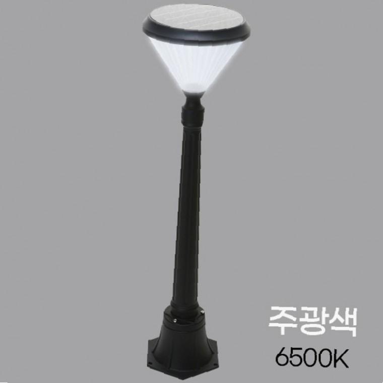태양광 LED 잔디등 주광색 문주등 야외조명