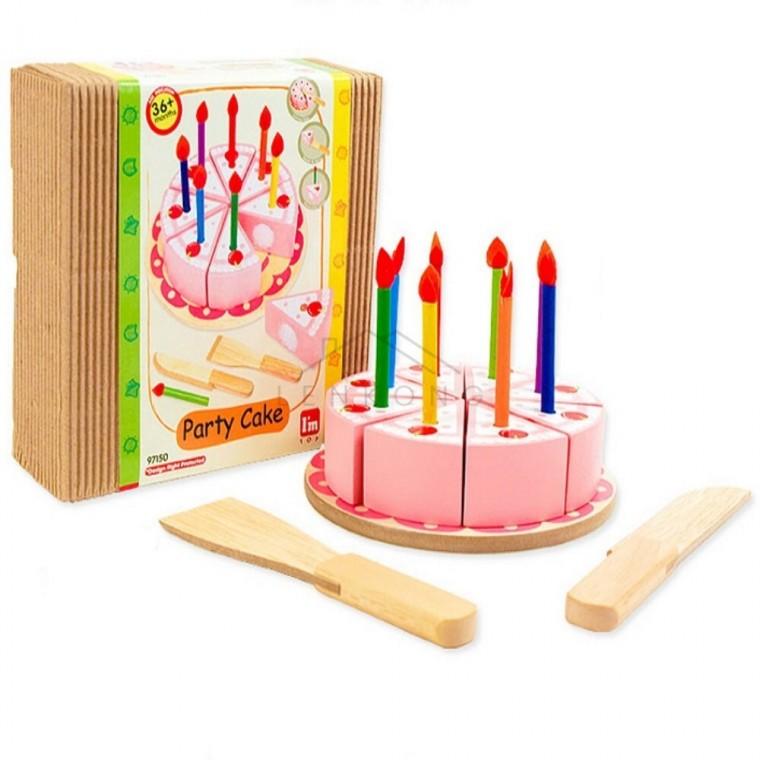 아임토이 파티케이크 4살여아선물 조카선물 유아교구 생일축하케이크장난감 여아생일선물