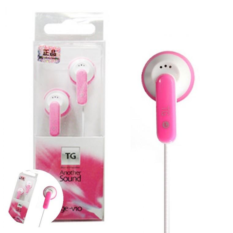 게임이어폰 게임용이어폰 컴퓨터이어폰 방송용이어폰 MP3이어폰 스마트폰 이어폰 핑크