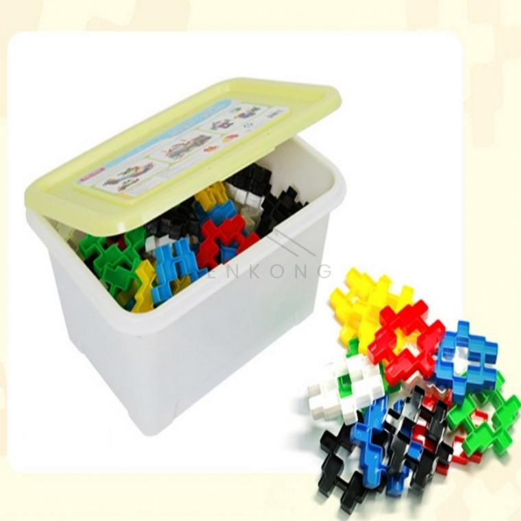 쿠쿠토이즈 에듀플러스 블록 80pcs 유아블록놀이 블록장난감 6세블럭장난감 블록놀이 재미있는블럭