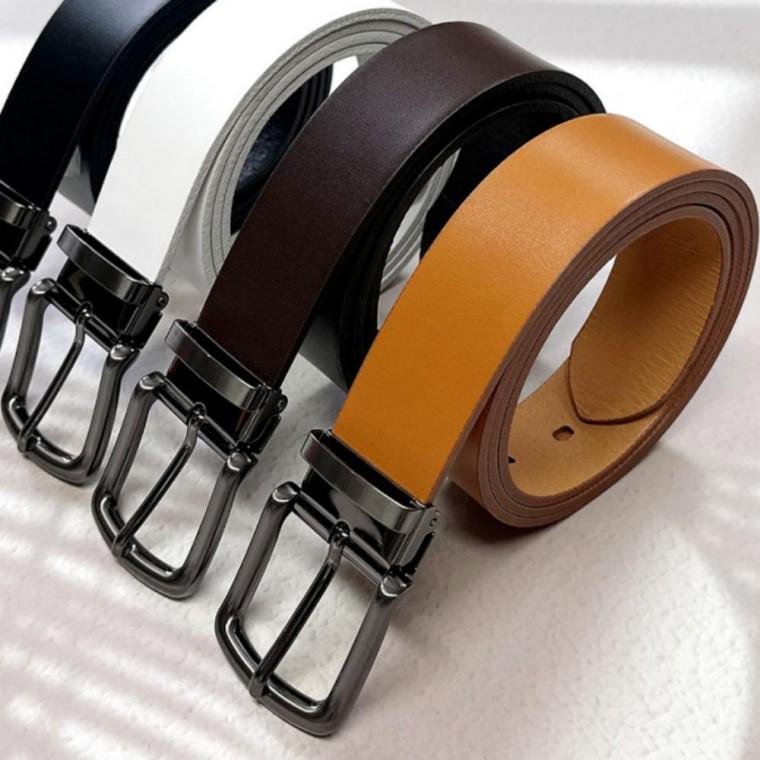 국내제작 이태리 통가죽벨트 33mm 남녀공용