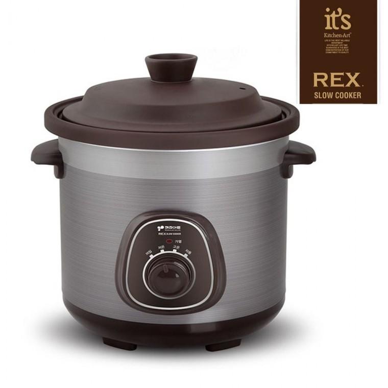 찜기 전기냄비 6L 키친 아트 2060 렉스 슬로우 쿠커 전기찜기 탕기 약탕기