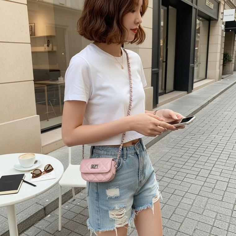 크로스 다이앤 줄리 체인 미니 클래식 여성 미니백 엠보