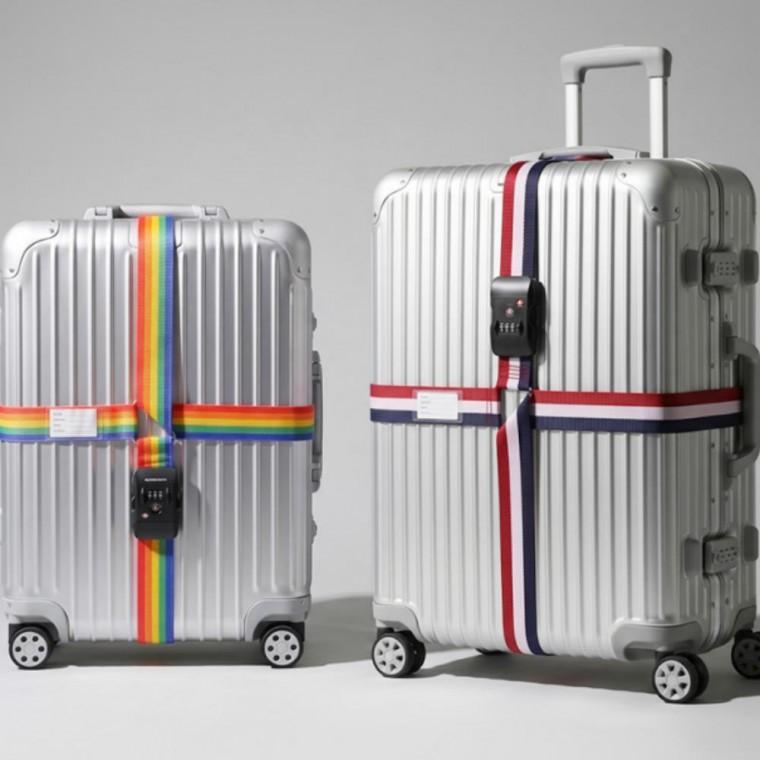공항 수하물 검사 보안 다용도 가방 밴드 연결 끈 여행 출장 고정 벨트 자물쇠 캐리어 잠금 장치 연결 스트
