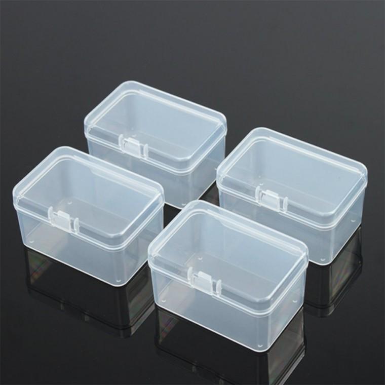 직사각 미니 수납케이스 4개 7.5x5cm 데스크수납함
