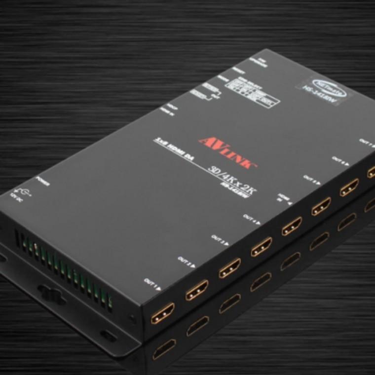 HDMI 4K 1대8 영상 신호 스위치 모니터 분배기