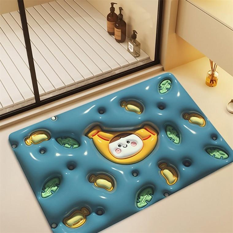 3D 착시 발매트 바나나 인테리어 발매트