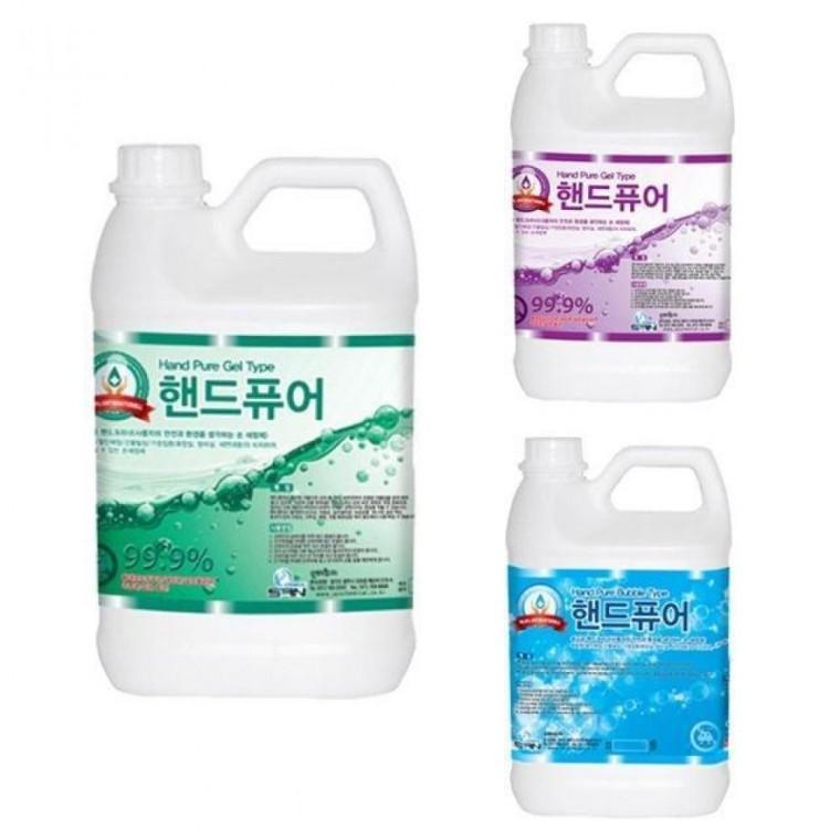 핸드퓨어 핸드워시 물비누 거품 비누 손세정제 3.75L