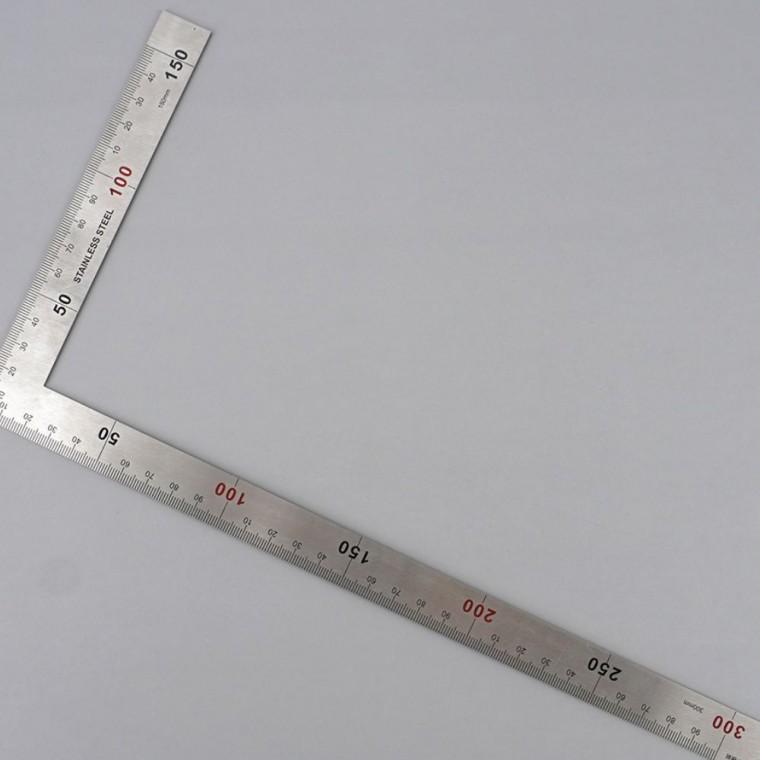 ㄱ자 직각자 30cm 철제 스틸 금긋기 꺽쇠자 목공 측정 직각 50cm 제도자