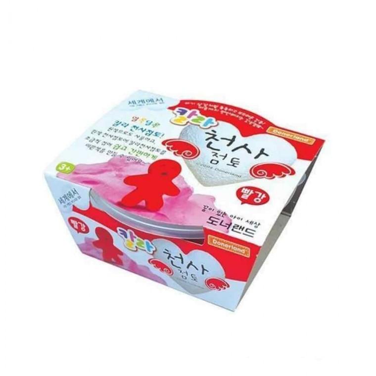 클레이놀이 컬러클레이 점토재료 찰흙만들기 점토 30g 빨강