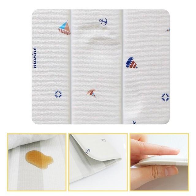 PVC 양면 쿠션 매트 (약35x30cm) 마린 생활방수