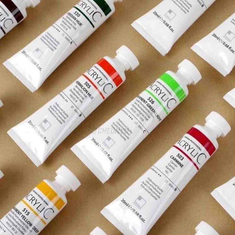 아크릴물감세트 미술용품 아크릴물감재료 물감세트 아크릴물감 20ml 12색
