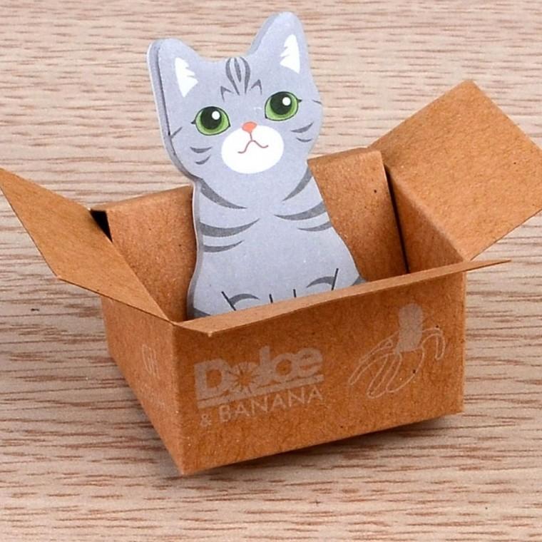 캐릭터메모지 고양이 캐릭터 접착 메모지 포스트잇 사무 필기 공부 노트 귀여운 스티커