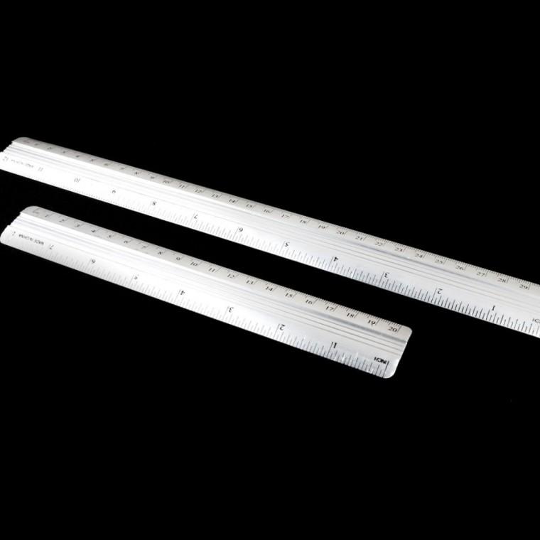 알루미늄 직자 20cm 스틸자 문구 30cm 철자 학교 측정 제도 사무 눈금