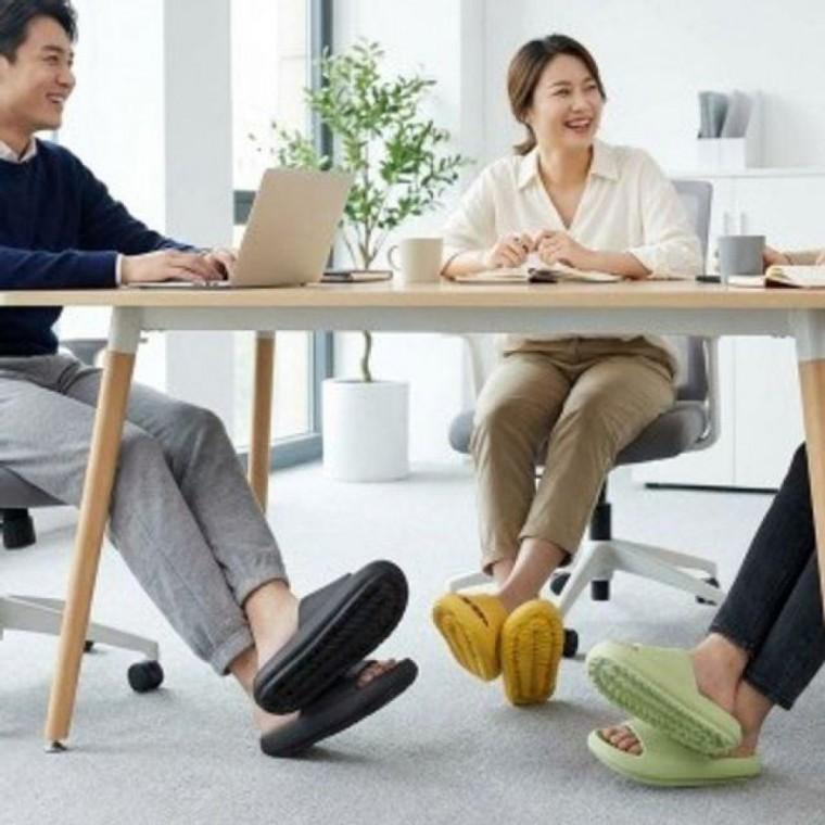 남성 사무실 회사 한강산책 발편한 푹신한 쿠션 말랑 슬리퍼 발편한슬리퍼 말랑EVA슬리퍼 사무실용슬리퍼