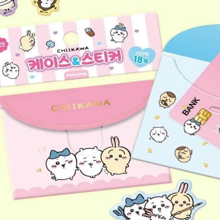 스티커꾸미기 명함케이스 다꾸스티커 밴드케이스 치이카와 케이스 스티커