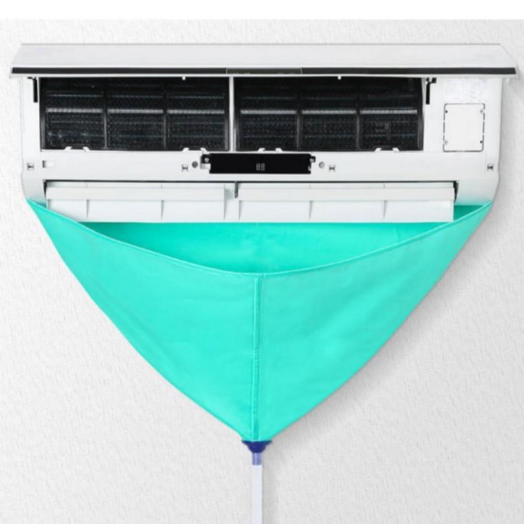 벽걸이 에어컨 물받이 방수포 배수 호스 청소 세트