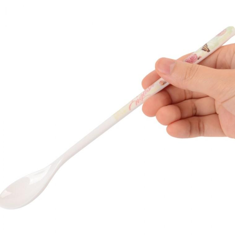 긴 아이스크림 스푼 음료 숟가락 카페 2P 롱 스테인레스 티 디저트 수저