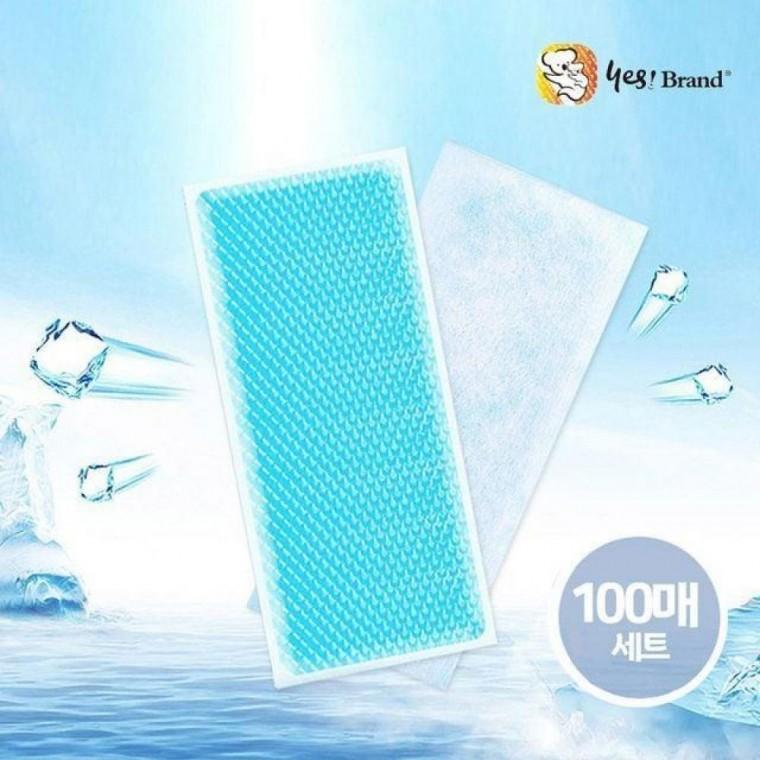 쿨패치 100매 쿨팩 아이스 얼음 냉매 열냉각 시트