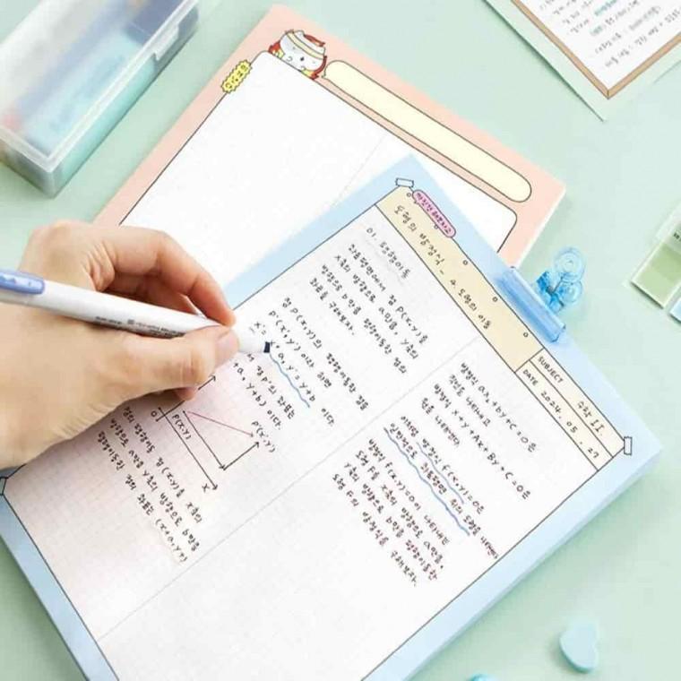 데일리플래너 귀여운메모지 캐릭터메모지 메모패드 B5 노트패드