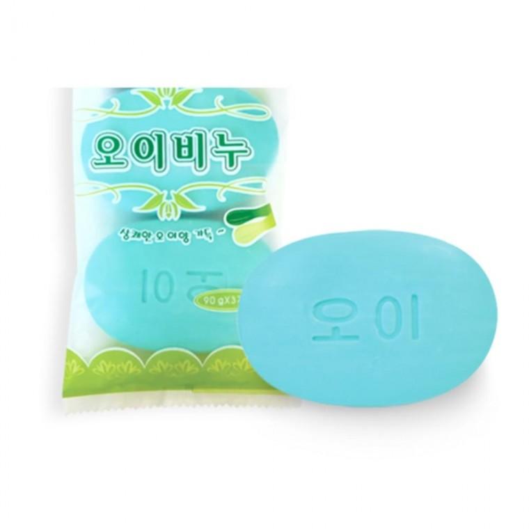 1봉(3개입) 오이향 세안비누 오이비누 세수비누 클렌징비누 페이셜비누 고체비누