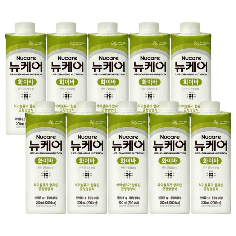 뉴케어 화이바 200ml x 10개