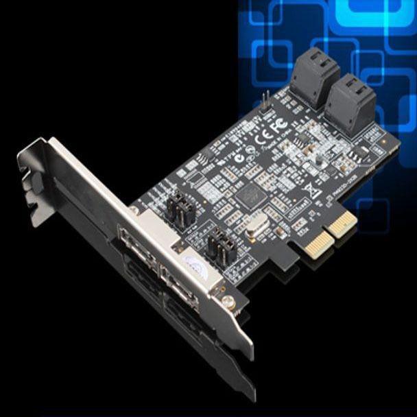 PCI Express 레이드 카드 슬림PC겸용 sata3 marvell
