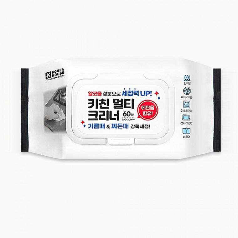 [도매포유]키친 멀티 크리너 캡 60매 기름 찌든때제거