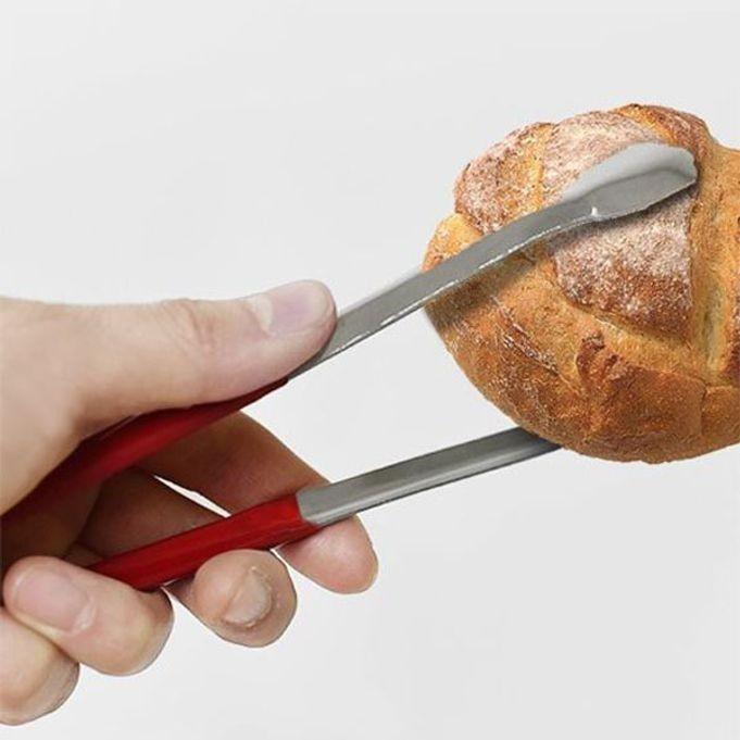 스텐 베이커리 집게 카페 샐러드 빵 집게 중 22cm