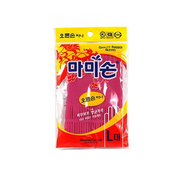 마미손 고무장갑 대 L 오른손 왼손 1개 한손 고무장갑