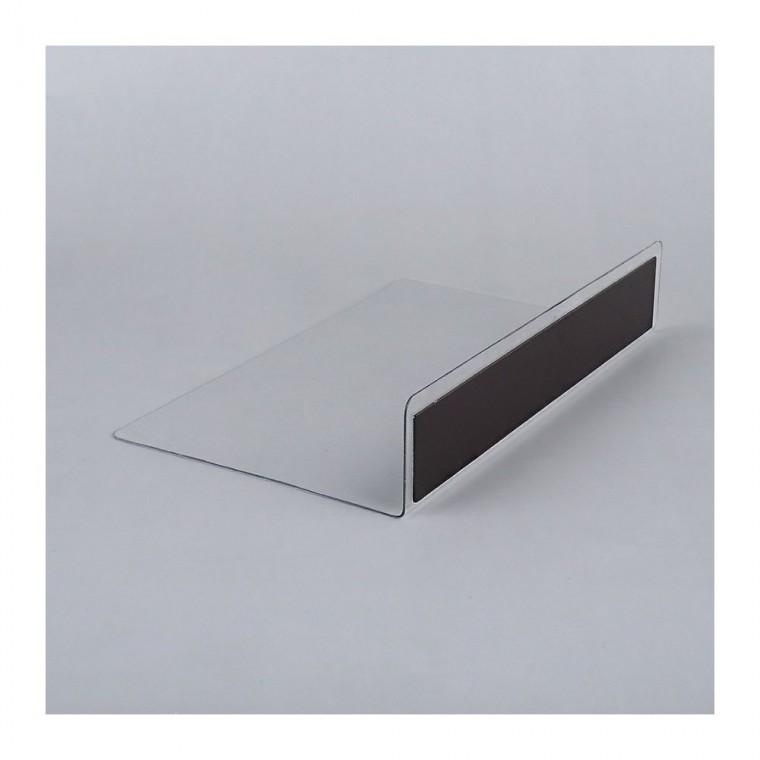 자석 L형 칸막이 서랍 간편 정리 분리 이동 20x12cm 구획 투명 1P