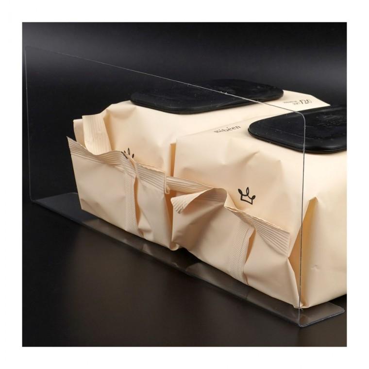 투명 L형 칸막이 배치 구획 분리 1P 정리 공간 28x12cm 아크릴 서랍